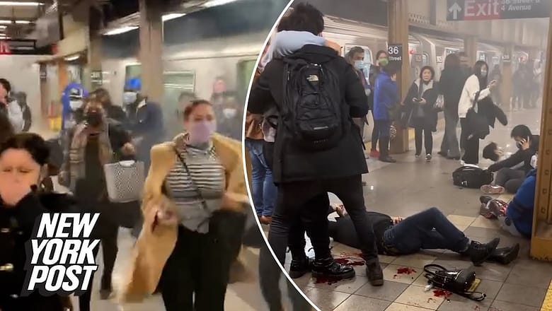 At least a dozen injured in Brooklyn subway shooting, undetonated devices found | New York Post
