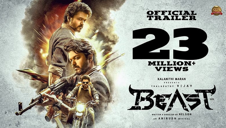 Beast – Official Trailer | Thalapathy Vijay | Sun Pictures | Nelson | Anirudh | Pooja Hegde
