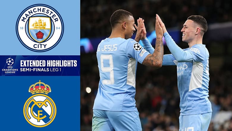 Manchester City vs. Real Madrid: Extended Highlights | UCL Semi-Finals – Leg 1 | CBS Sports Golazo