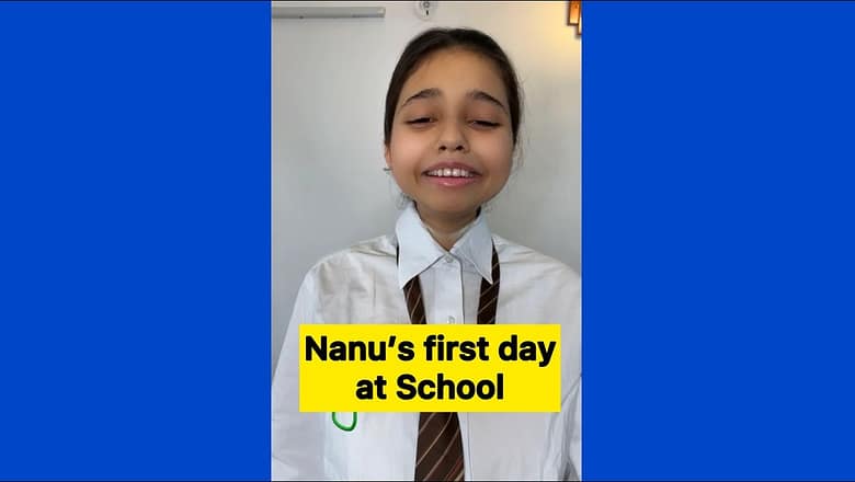 Nanu’s first day at School | Salonayyy | Saloni Gaur