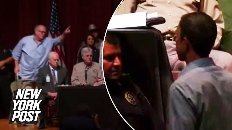Beto O’Rourke interrupts Texas school shooting meeting to confront Gov. Abbott | New York Post