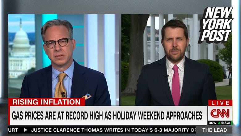 CNN’s Jake Tapper cuts off White House adviser who blamed gas prices on Putin | New York Post