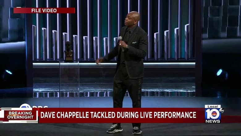 Dave Chappelle attacked during performance