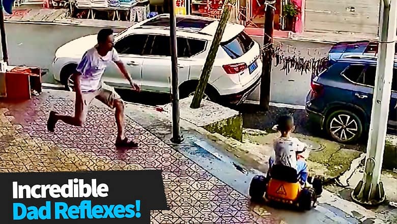 Impressive Dad Reflexes | Compilation