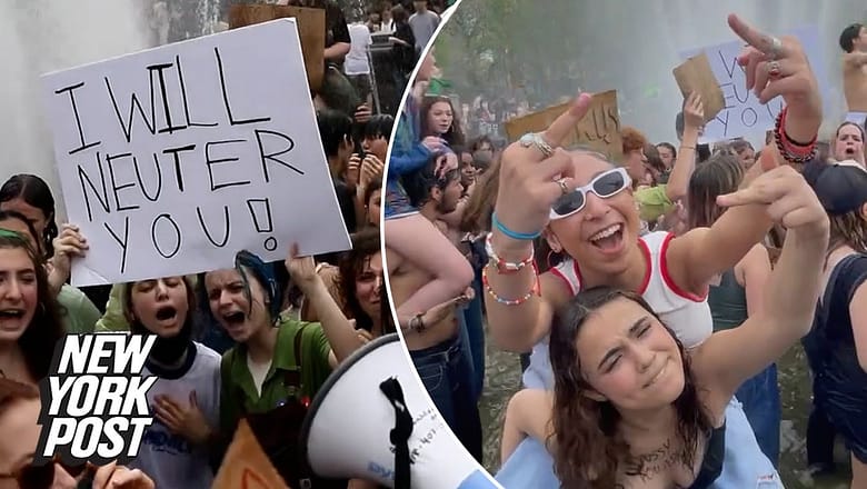 NYC HS students stage walkout in protest of leaked Roe v. Wade draft opinion | New York Post