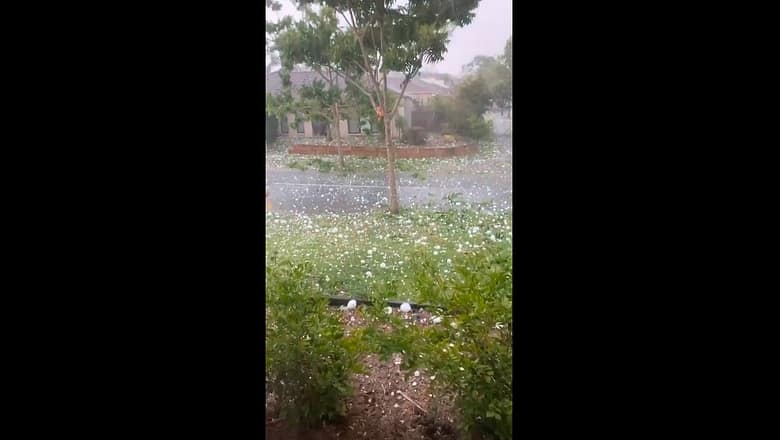 This has to unbelievably crazy!???? Hailstorm #ClimateChange #Strange#TiH #ThisIsHappening