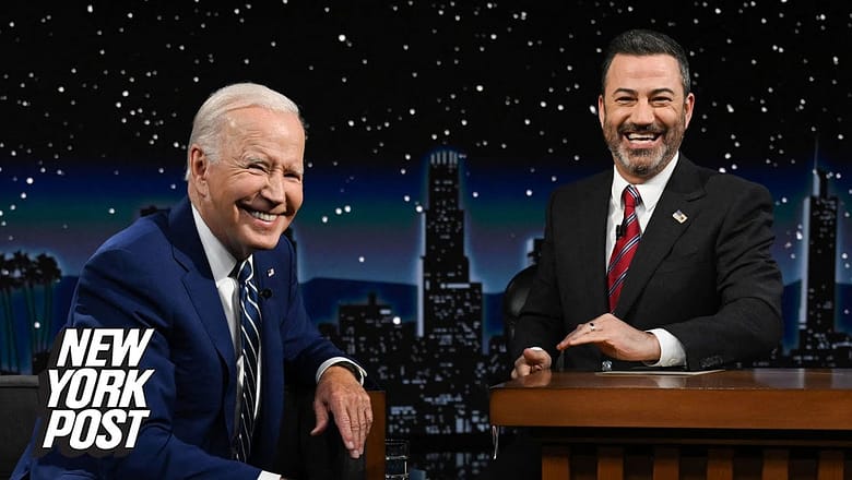 Biden takes shot at Trump and Republicans on ‘Jimmy Kimmel Live!’ | New York Post