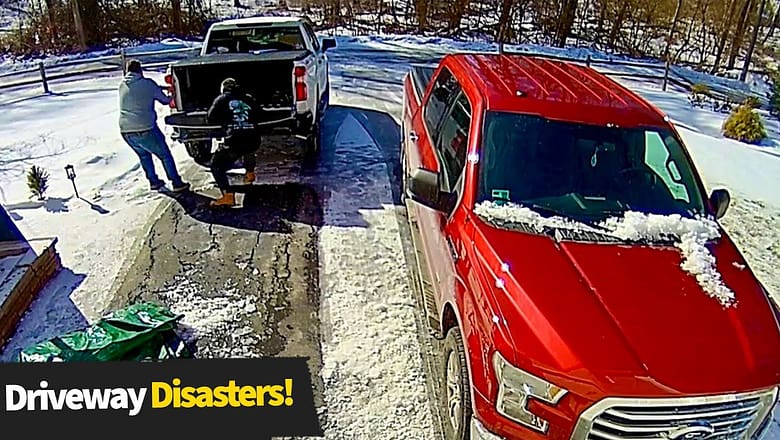 Craziest Driveway Disasters Caught on Video