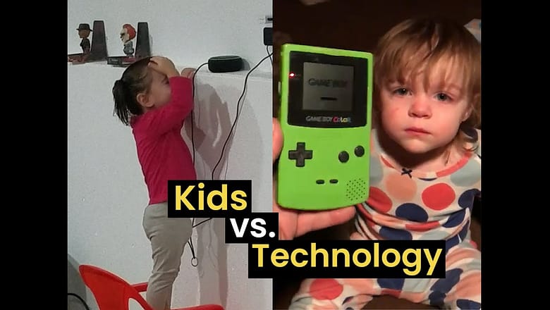 Kids vs.Technology | Try Not To Laugh ?