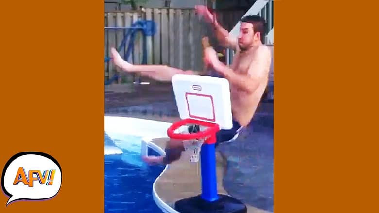 Why You DON’T RUN Around Pools! ? | Top Funny Pools Fails | AFV Shorts