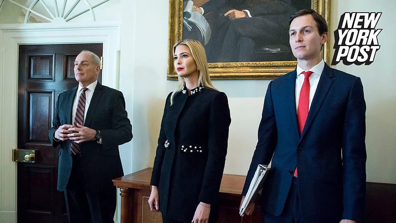 John Kelly once ‘shoved’ Ivanka Trump, Jared Kushner claims in memoir | New York Post