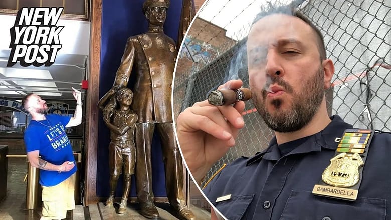 NYPD veteran of 20 years gives department the finger as he retires | New York Post