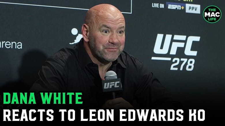 Dana White reacts to Leon Edwards KO Kamaru Usman: “This is the greatest sport in the world”