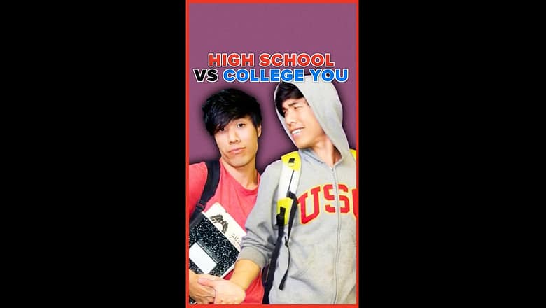 High School You Vs. College You #Shorts