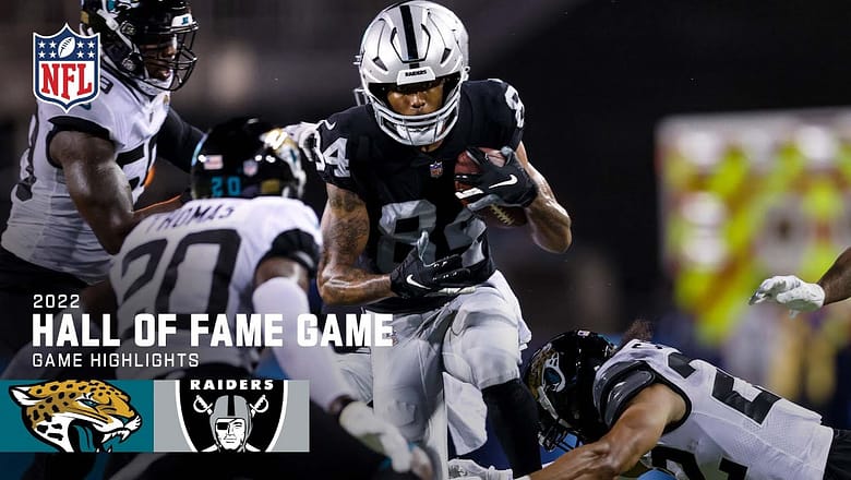 Jacksonville Jaguars vs. Las Vegas Raiders | 2022 Hall of Fame Game Highlights