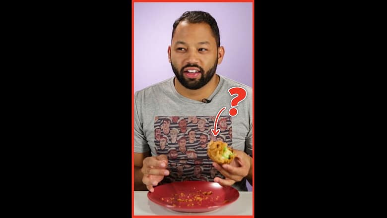 People Try Deep-Fried Mystery Food #Shorts