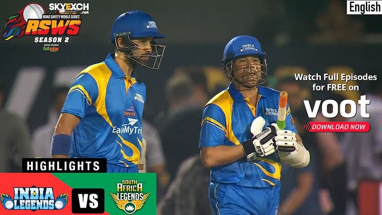 Road Safety World Series Cricket 2022| Match 1 | India Legends Vs SA Legends | Highlights
