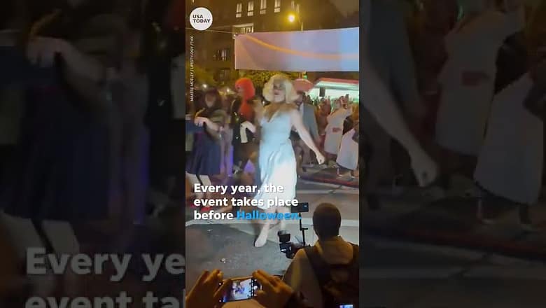 Annual High Heel Race, parade kicks off in Washington, DC | USA TODAY #Shorts