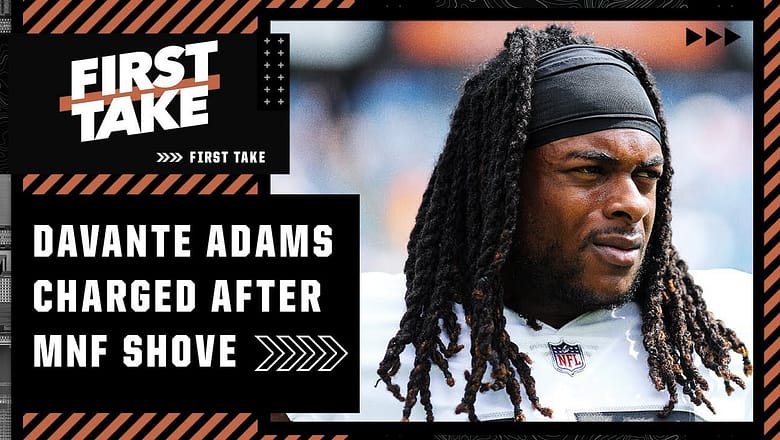 Davante Adams charged with misdemeanor assault for shoving a media worker | First Take