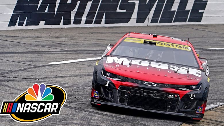 Ross Chastain pulls off INSANE move on Denny Hamlin to reach Championship 4 | Motorsports on NBC