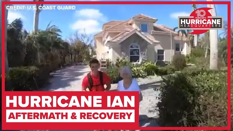 Sanibel Island rescues: Coast guard lifts people, pets off the island by chopper