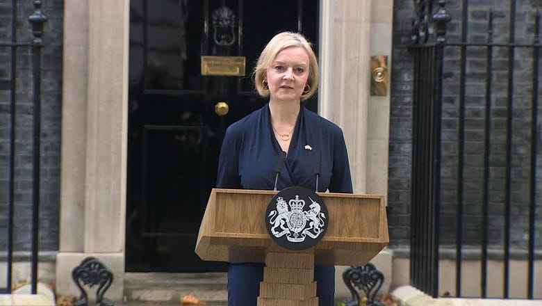 U.K. PM Liz Truss announces she’s resigning after less than two months