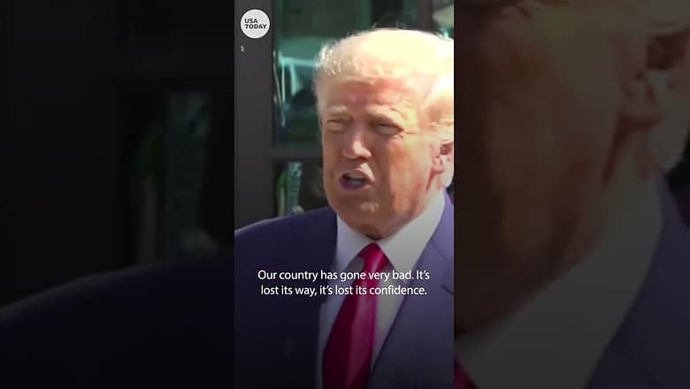 Donald Trump answers whether he voted for DeSantis | USA TODAY #Shorts