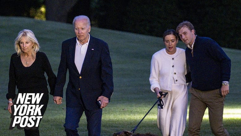 Jill Biden appears to reveal granddaughter’s honeymoon destination on hot mic | New York Post