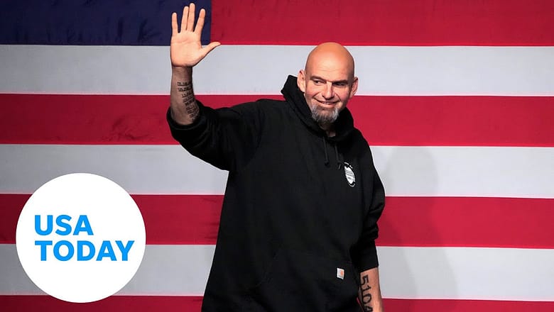 John Fetterman wins Pennsylvania, praises turning ‘red counties blue’ | USA TODAY #Shorts