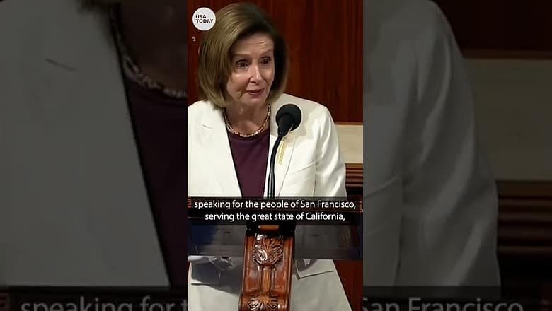 Speaker Nancy Pelosi steps down from role as leader of House Democrats | USA TODAY #Shorts