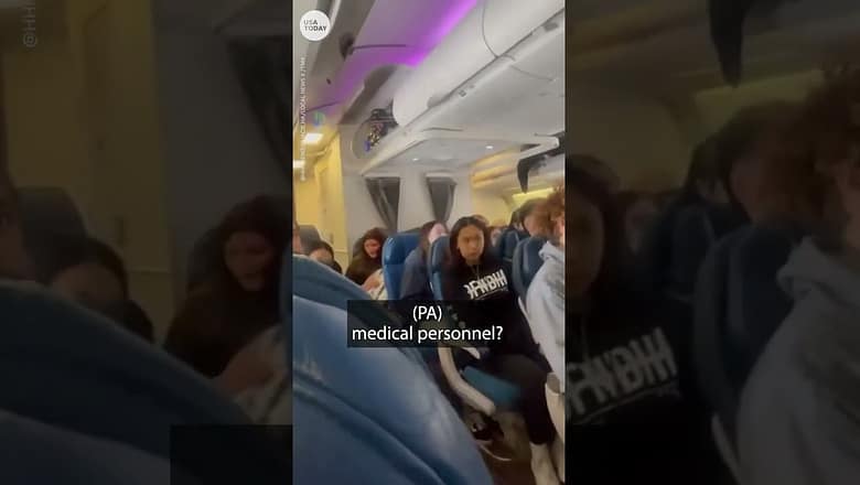 36 people injured after turbulence rocks Hawaiian Airlines flight | USA TODAY #Shorts