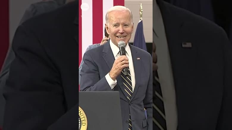Biden leads ‘USA! USA!’ chant after World Cup win over Iran | USA TODAY #Shorts