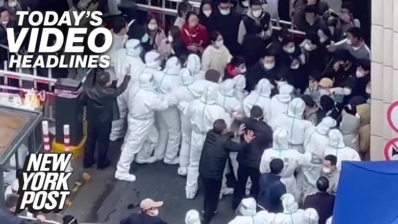 China to crack down during protests, chilling Russian kidnapping caught on video |Today’s Headlines