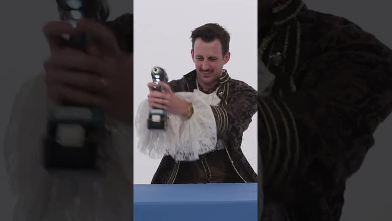 Colonial Man Reacts to Present Day Items #shorts
