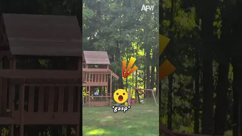 Crushed That Landing!! ? #fail #funny #diy #afv