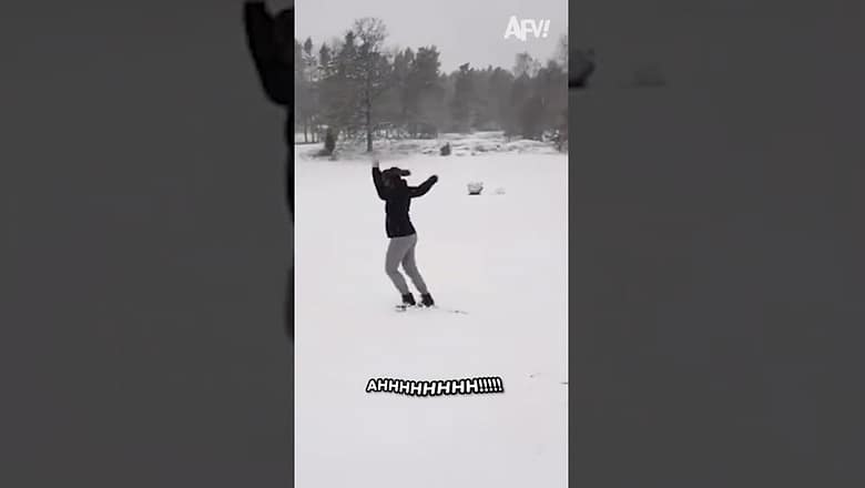 Heading into the New Year Like… ?❄️ #fail #fall #snow #afv #winter