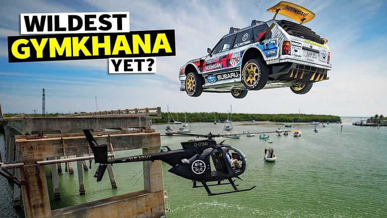 [HOONIGAN] Gymkhana 2022: Travis Pastrana Goes Berserk in Florida in a 862HP Subaru Wagon