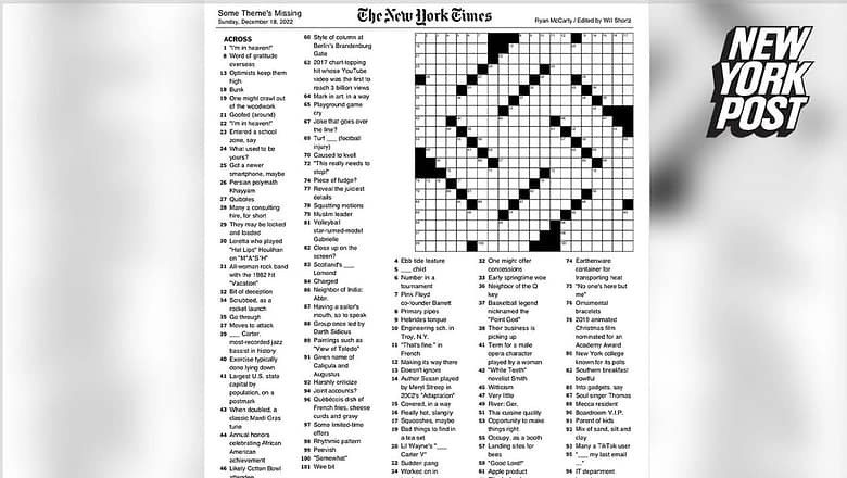 New York Times slammed over ‘swastika’ crossword on first day of Hanukkah: ‘Disgusting’ | NY Post