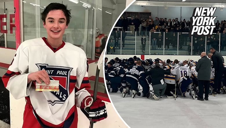 Teen hockey player dies after suffering stroke caused by rare disorder | New York Post