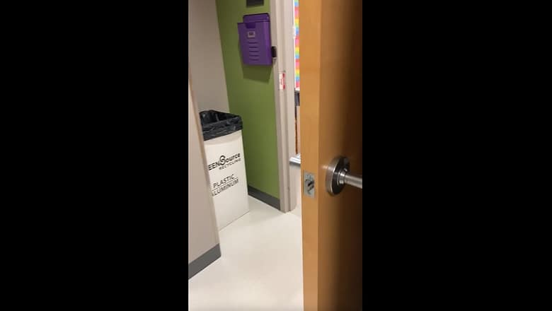 This teacher’s ready for winter break ? #scare #prank #funny #afv