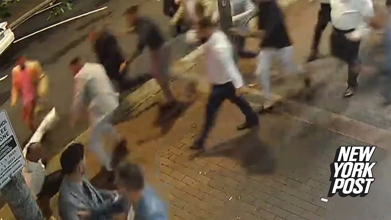 Wedding descends into massive brawl, leaving 1 stabbed | New York Post