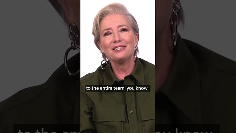 Why Emma Thompson won’t give an ‘inappropriate’ interview answer | ENTERTAIN THIS! #Shorts