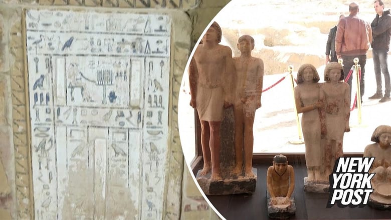 Archeologists discover 4,300-year-old Egyptian mummy, dozens of relics | New York Post