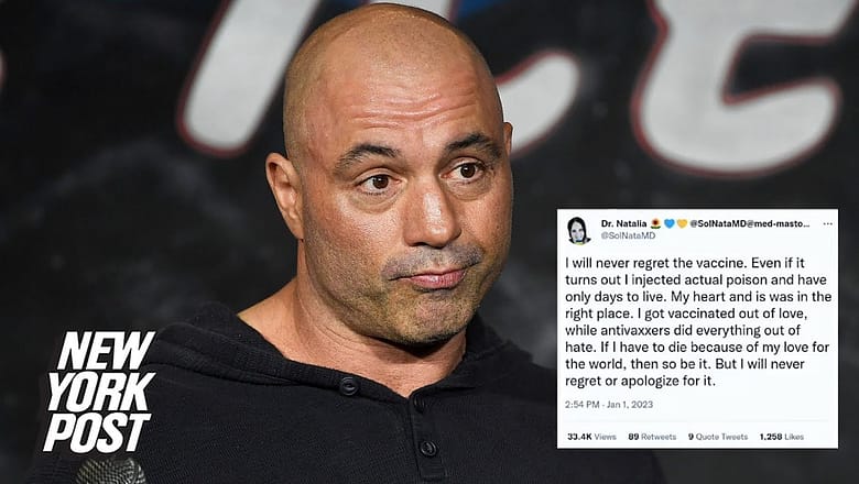 Joe Rogan admits to fake COVID vaccine tweet on podcast: ‘Sincere apologies’ | New York Post