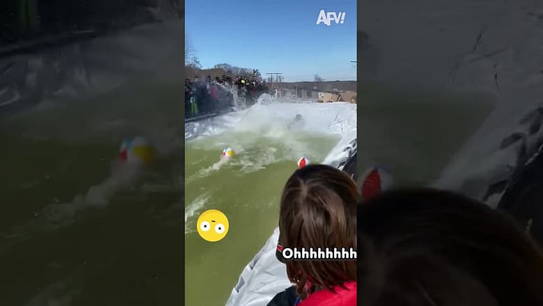 Somebody Give Her a Medal!!?? #funny #winter #sport #fail