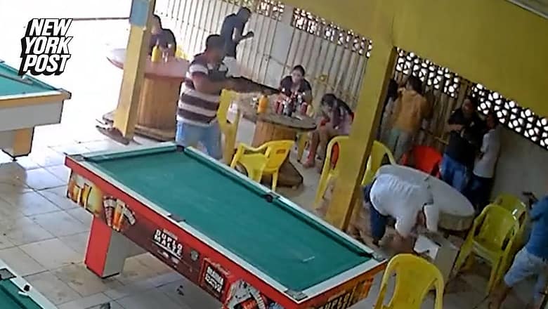 Horrifying video shows gunmen kill 7 after being laughed at for losing at pool | New York Post