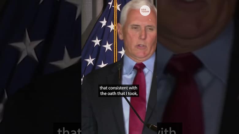 Mike Pence will fight ‘unprecedented and unconstitutional’ subpoena | USA TODAY #Shorts