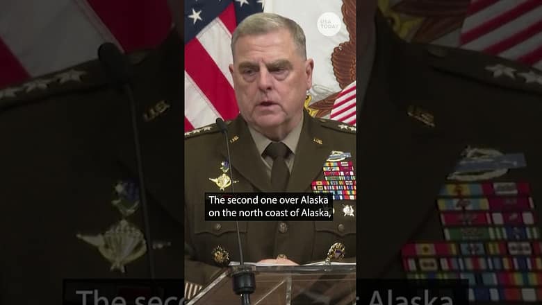 US General details attempts to shoot down Chinese spy balloon, UFOs | USA TODAY #Shorts
