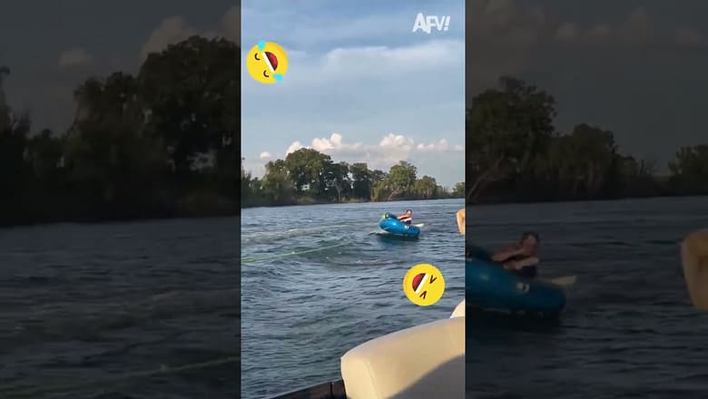 A Totally Tubular Trout!! ? ? #fail #funny #shorts #fails #funnyshorts #afv