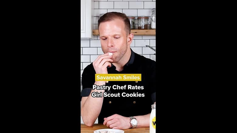Pastry Chef Reviews Girl Scout Cookies Part 2 #shorts